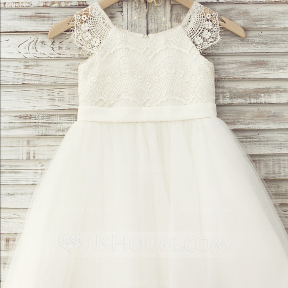 jjshouse ivory flower girl dress